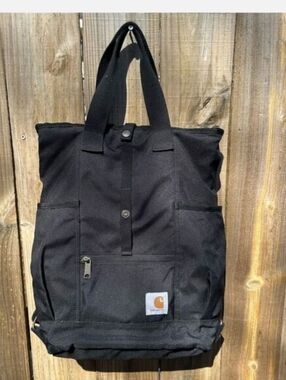 Carhartt Convertible Black Legacy Unisex Tote